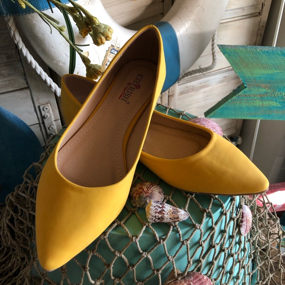 Cherish Isabella Flat -Yellow